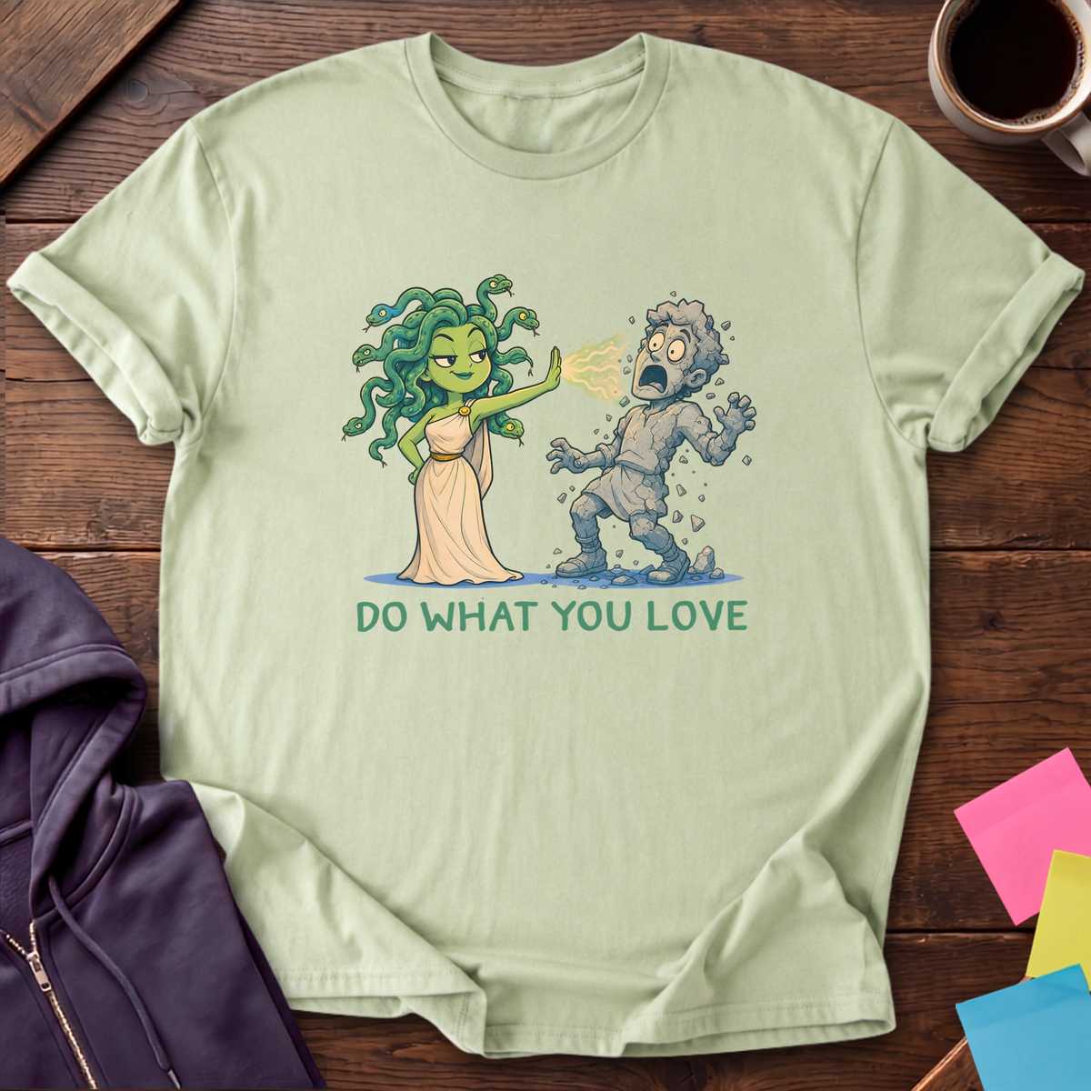 Medusa Do What You Love T-Shirt — Pistachio