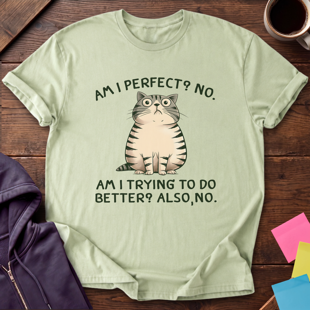 Nobody's Perfect, No T-Shirt — Pistachio