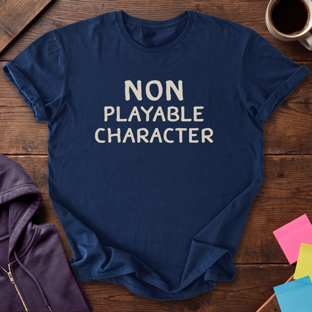 Non Playable Character T-Shirt — Navy