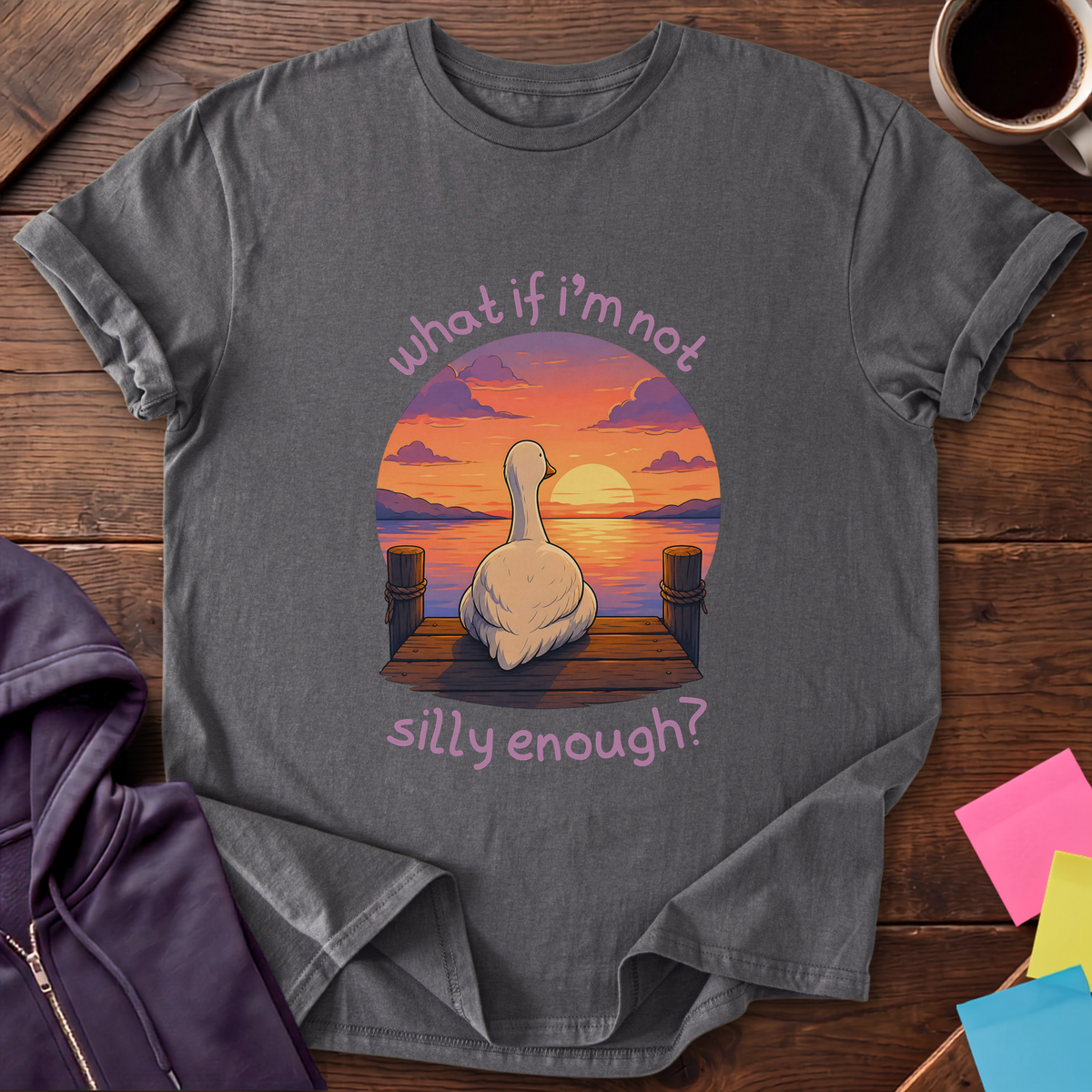 Not Silly Enough T-Shirt — Charcoal