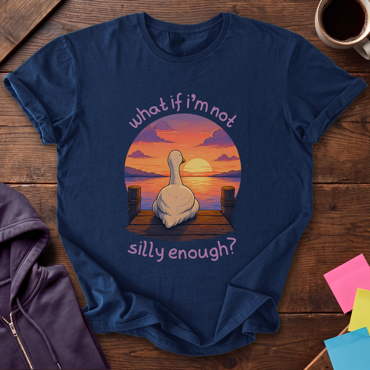 Not Silly Enough T-Shirt — Navy
