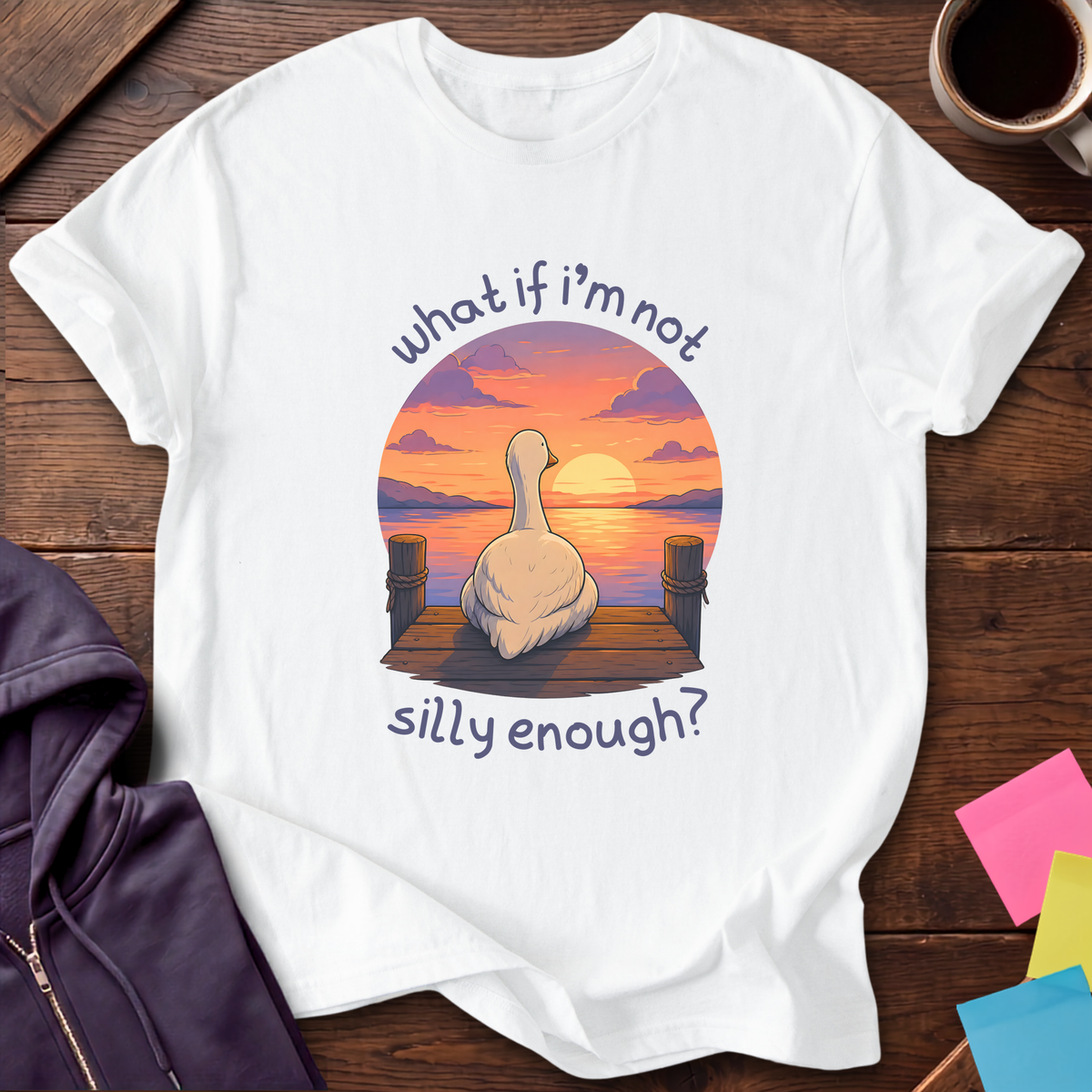 Not Silly Enough T-Shirt — White