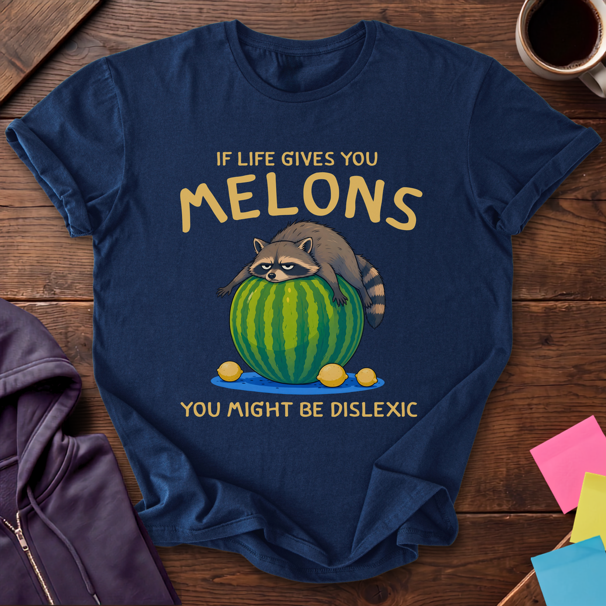 One Melon At a Time T-Shirt — Navy