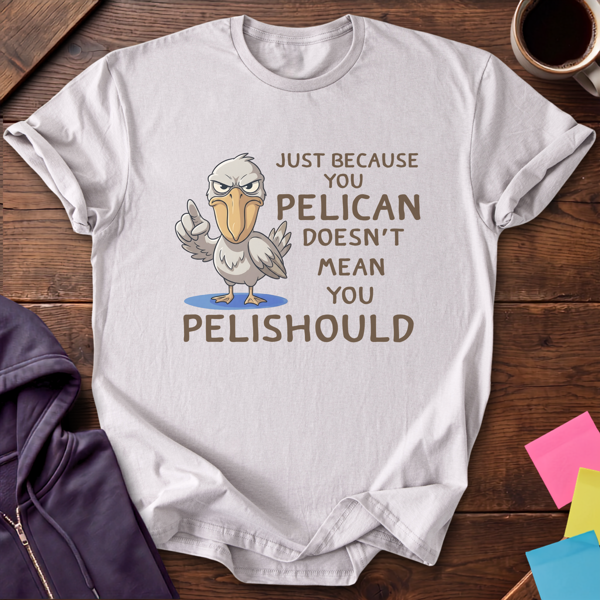 Pelican Should T-Shirt — Ice Grey