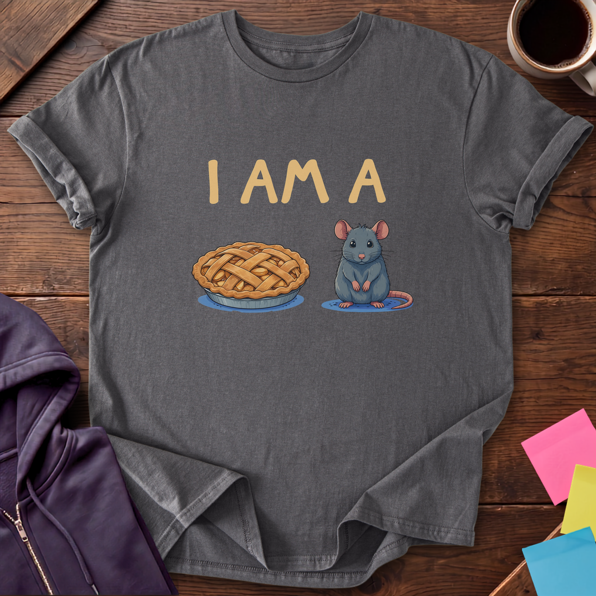 Pie Rat T-Shirt — Charcoal