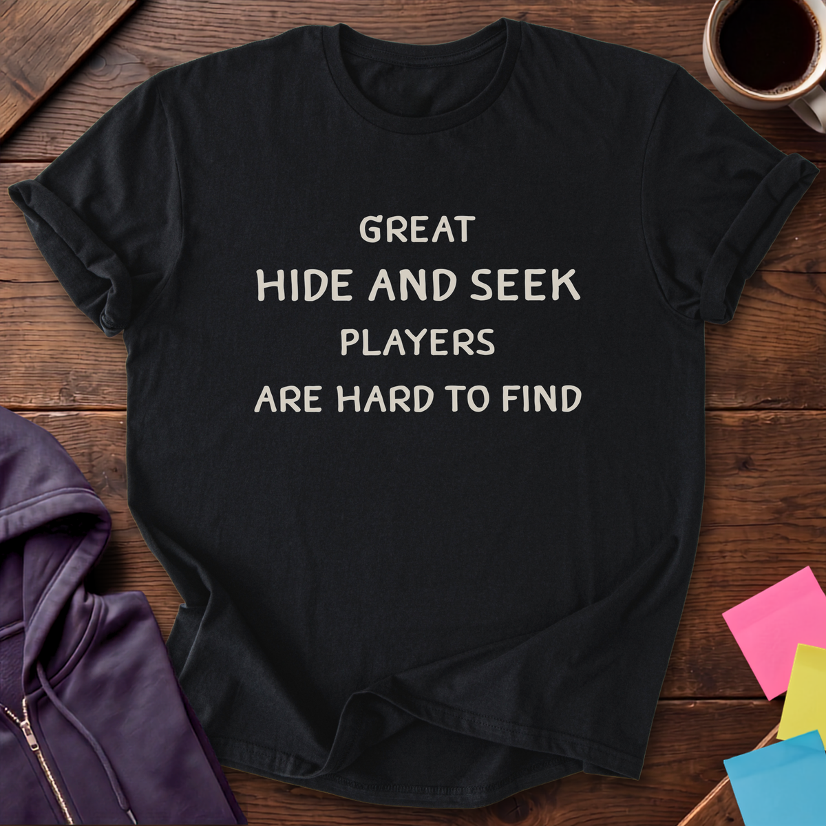 Professional Hide And Seek Champion T-Shirt — Black