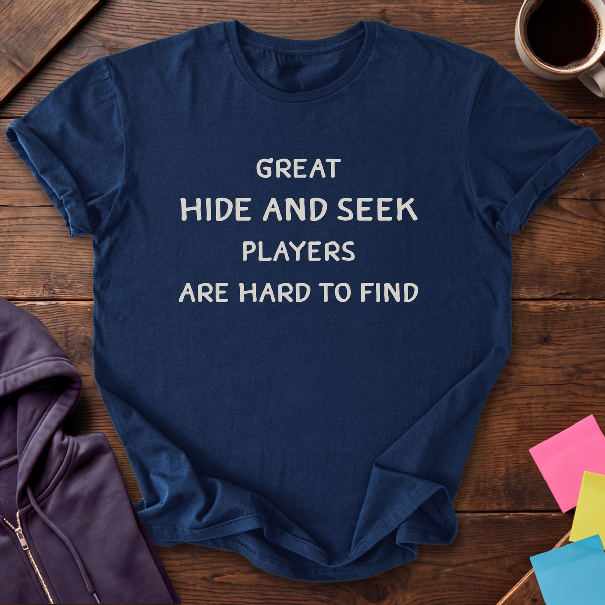 Professional Hide And Seek Champion T-Shirt — Navy