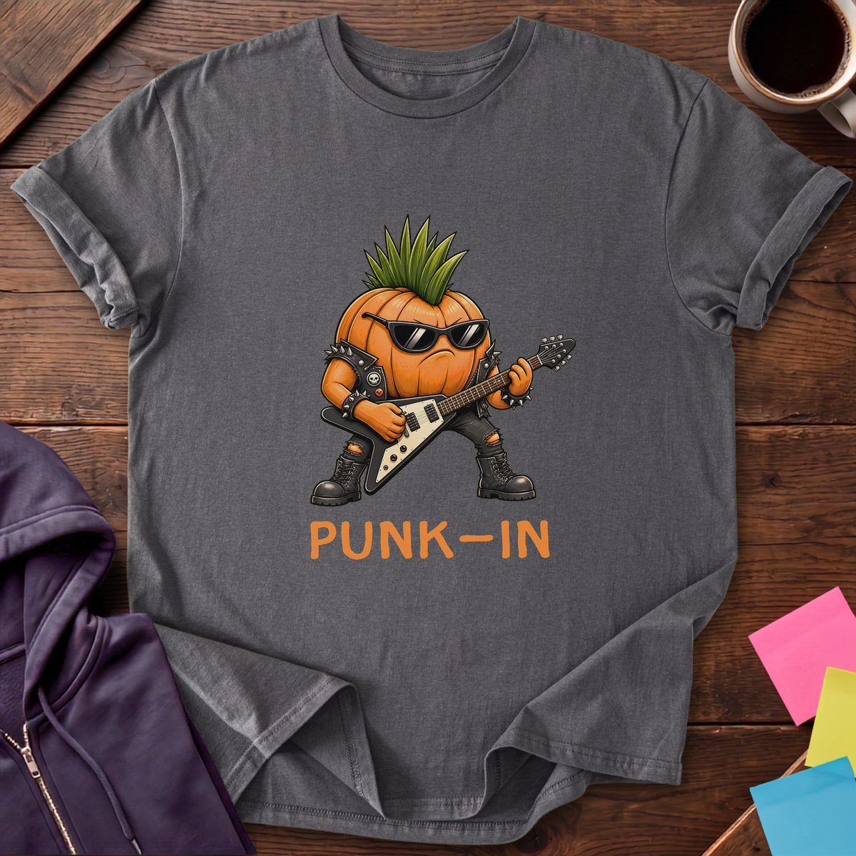Punk In Progress T-Shirt — Charcoal