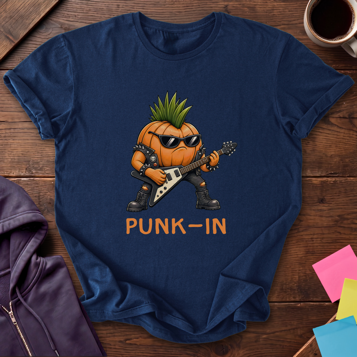 Punk In Progress T-Shirt — Navy
