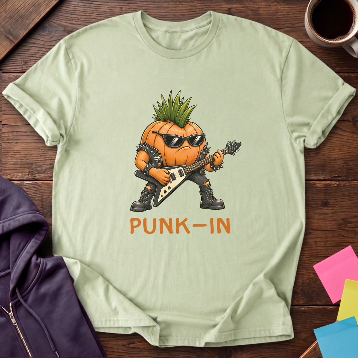 Punk In Progress T-Shirt — Pistachio