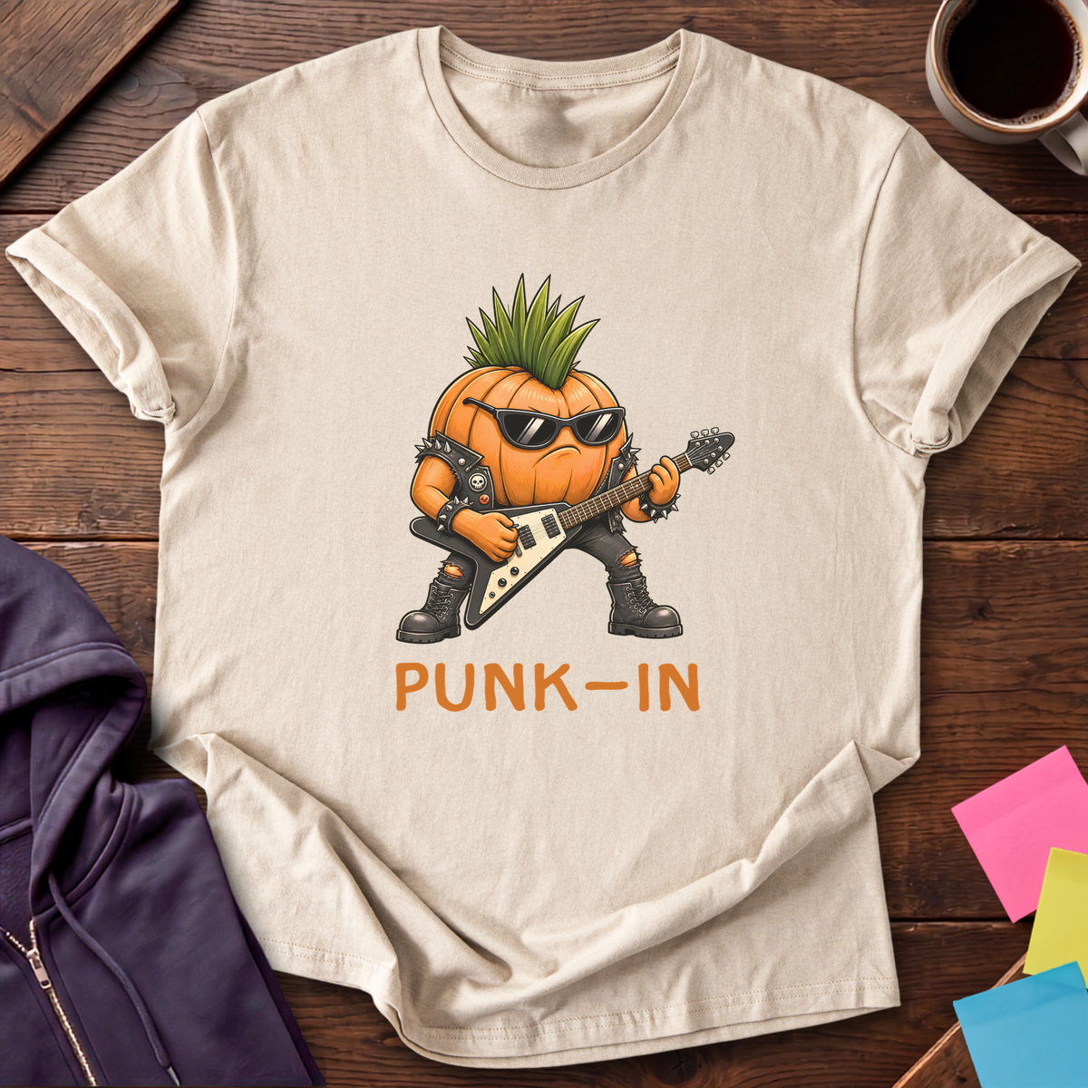 Punk In Progress T-Shirt — Sand