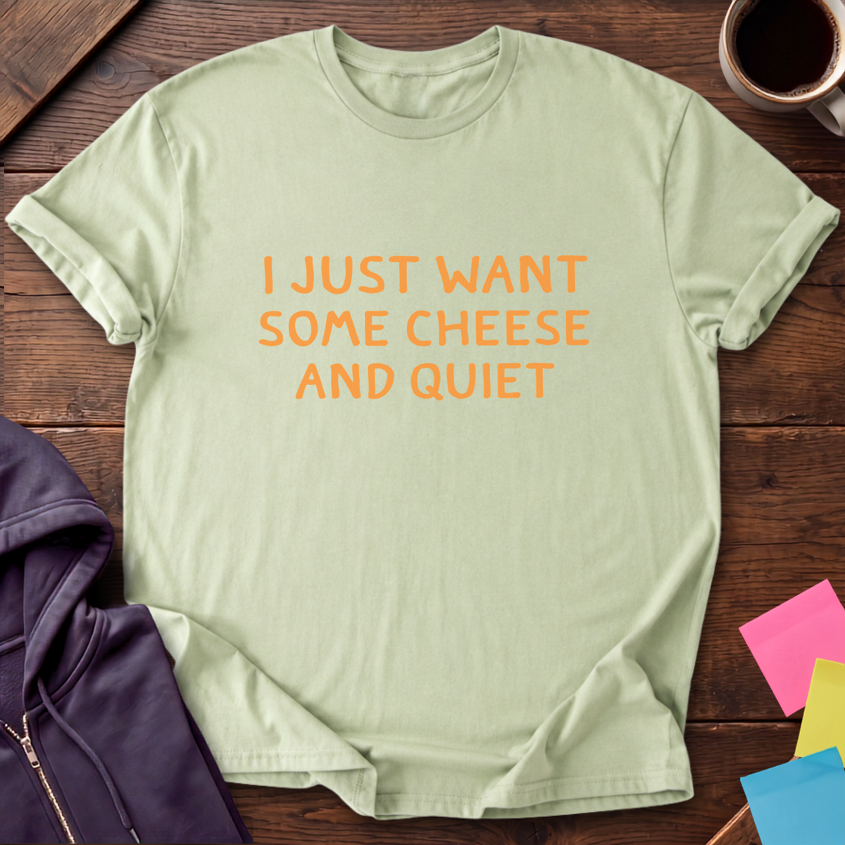 Quiet Cheese T-Shirt — Pistachio
