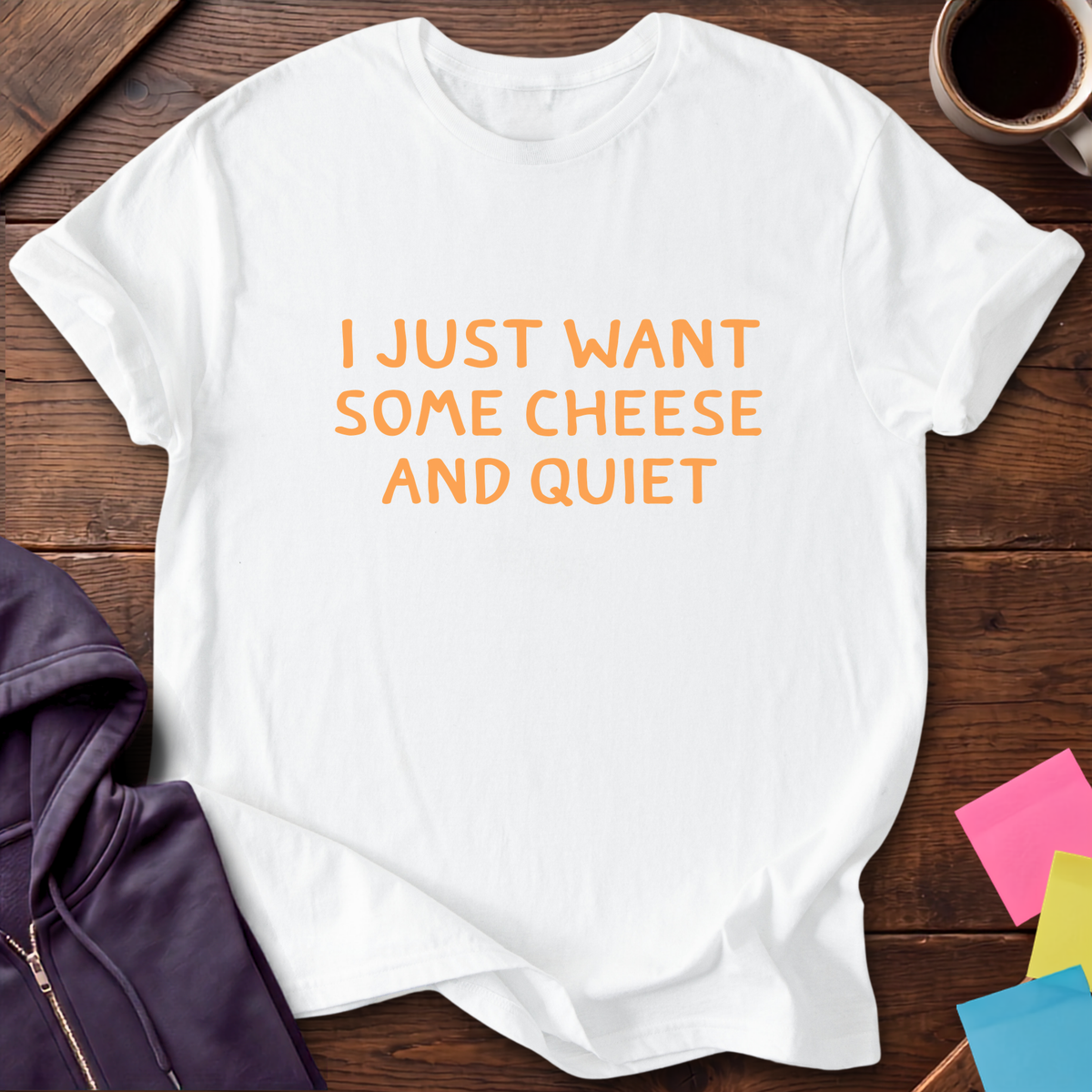 Quiet Cheese T-Shirt — White