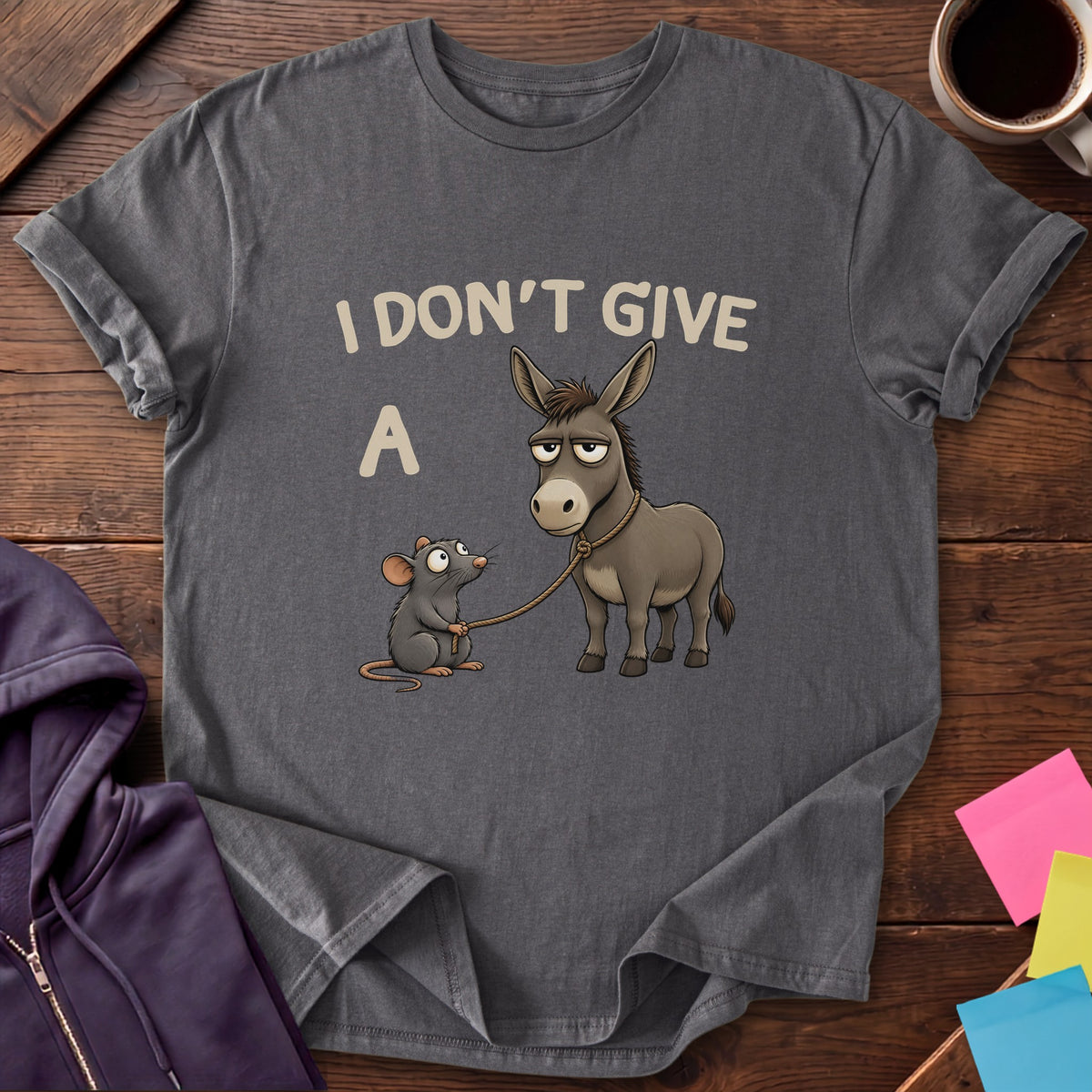 Rats and Donkey T-Shirt — Charcoal