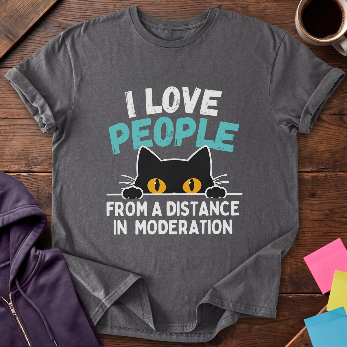 Said No One Ever T-Shirt — Charcoal