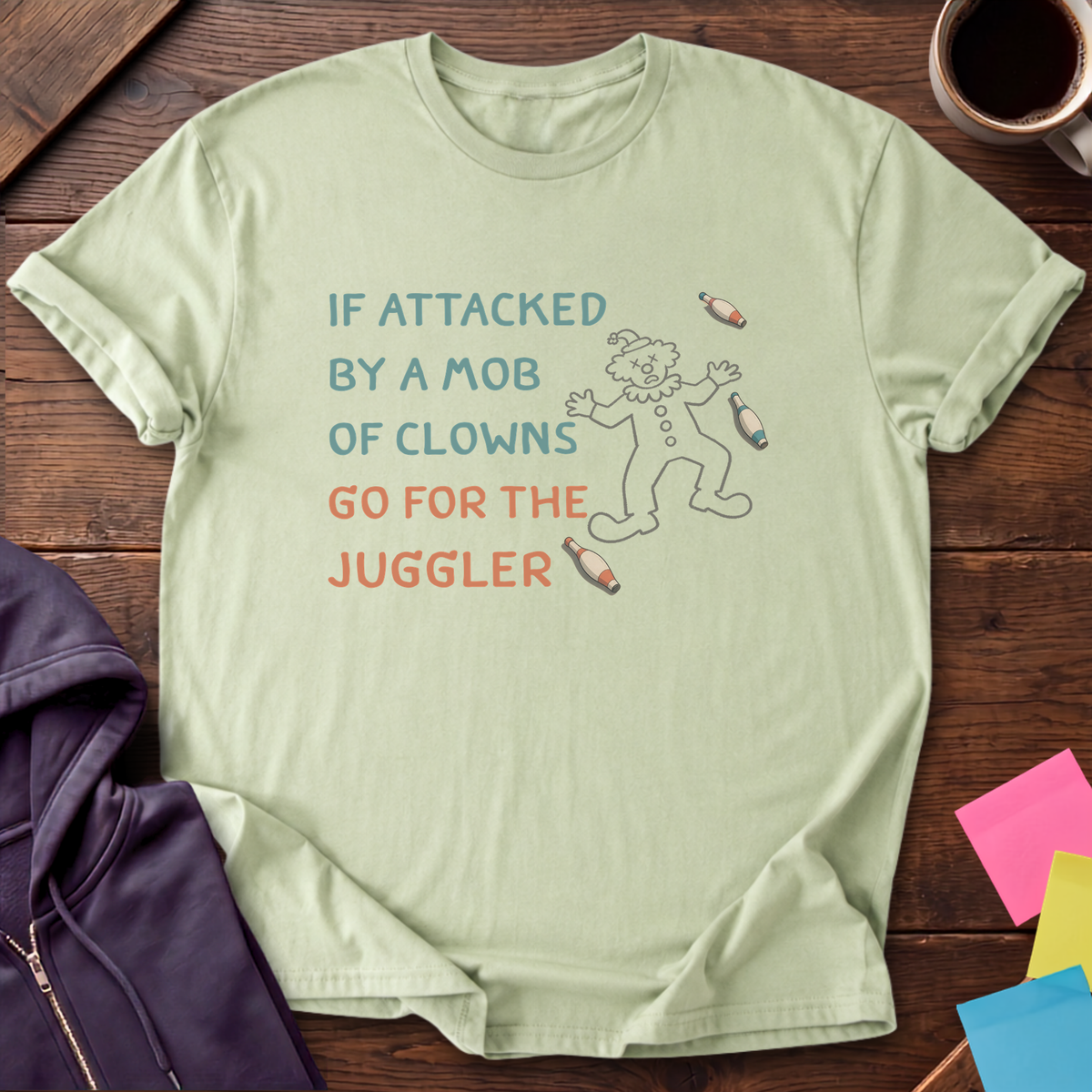 Send In The Clowns T-Shirt — Pistachio