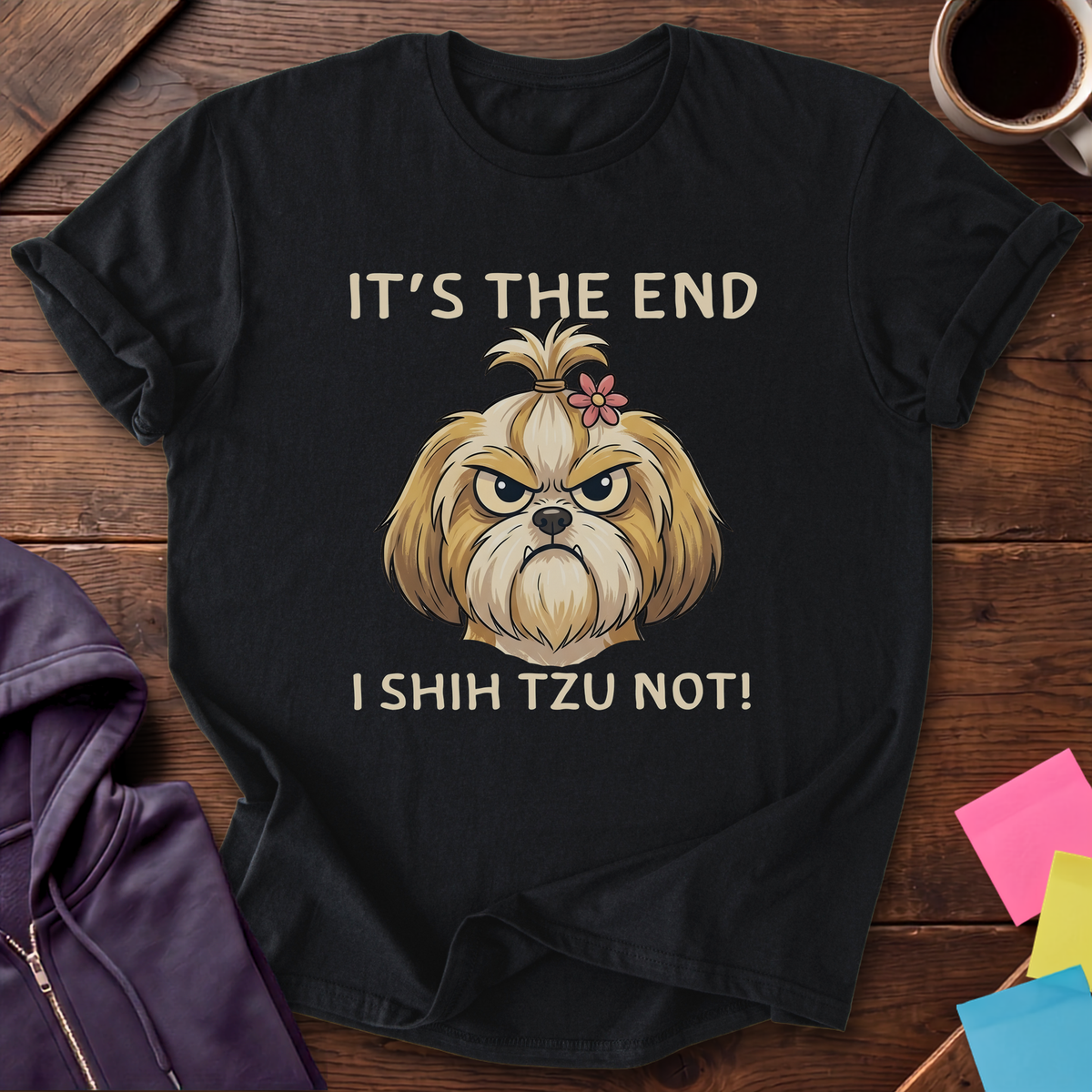 Shih Tzu Not T-Shirt — Black