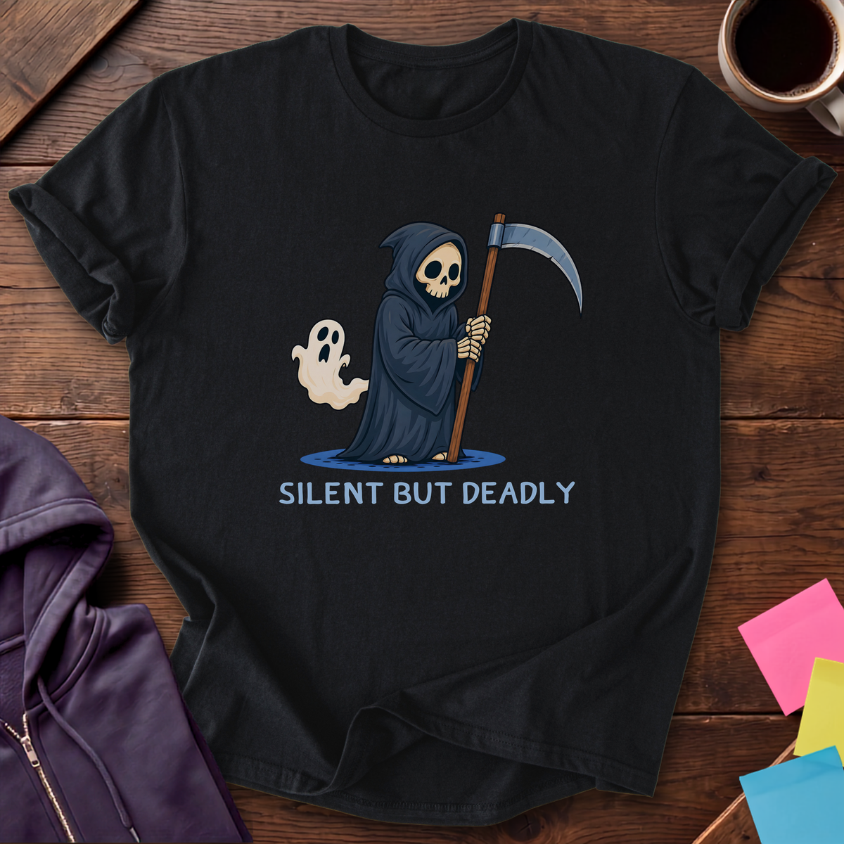 Silent But Deadly T-Shirt — Black