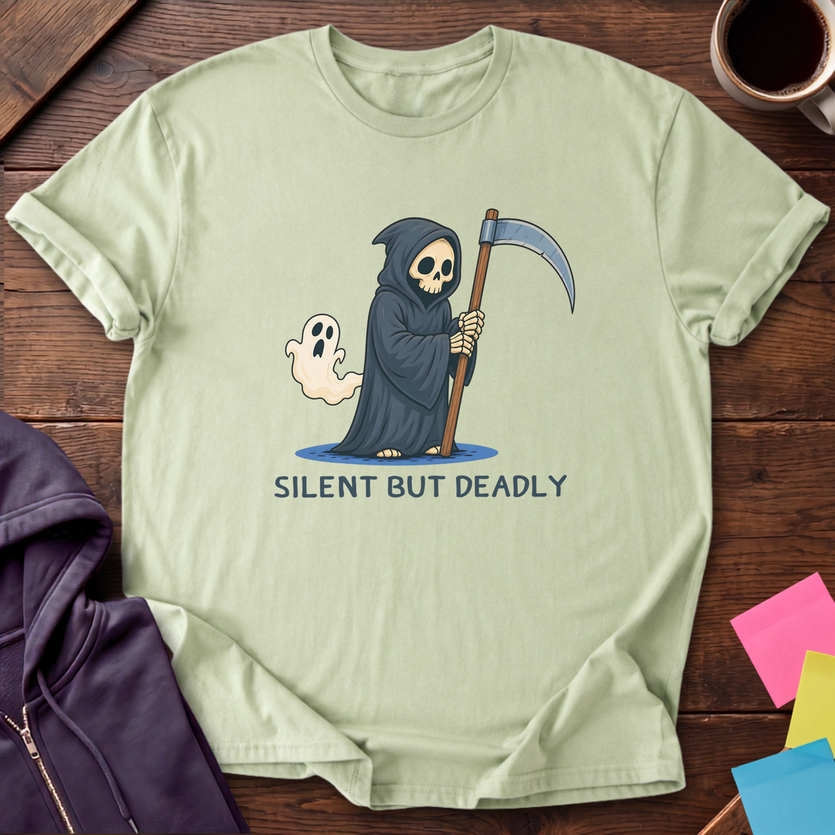 Silent But Deadly T-Shirt — Pistachio
