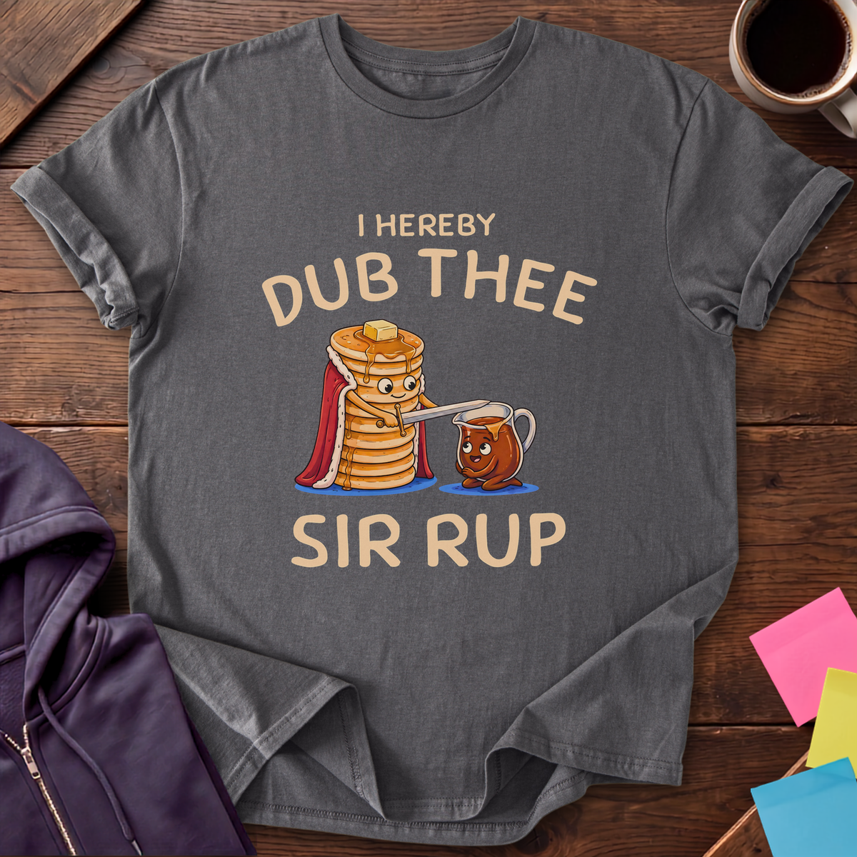 Sir Rup T-Shirt — Charcoal