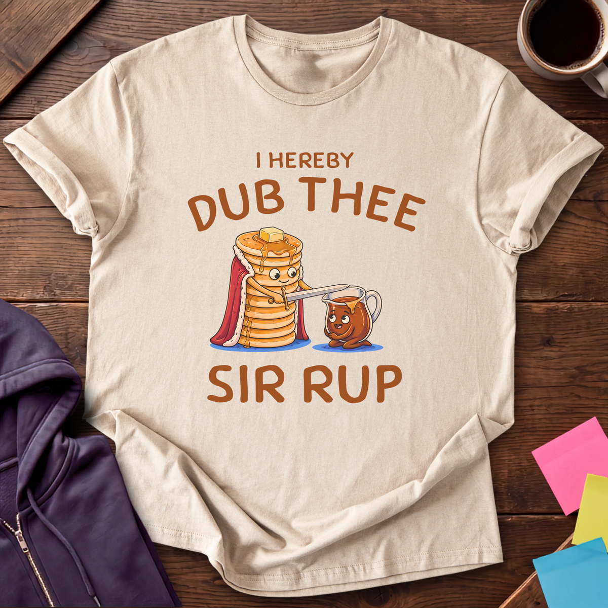 Sir Rup T-Shirt — Sand