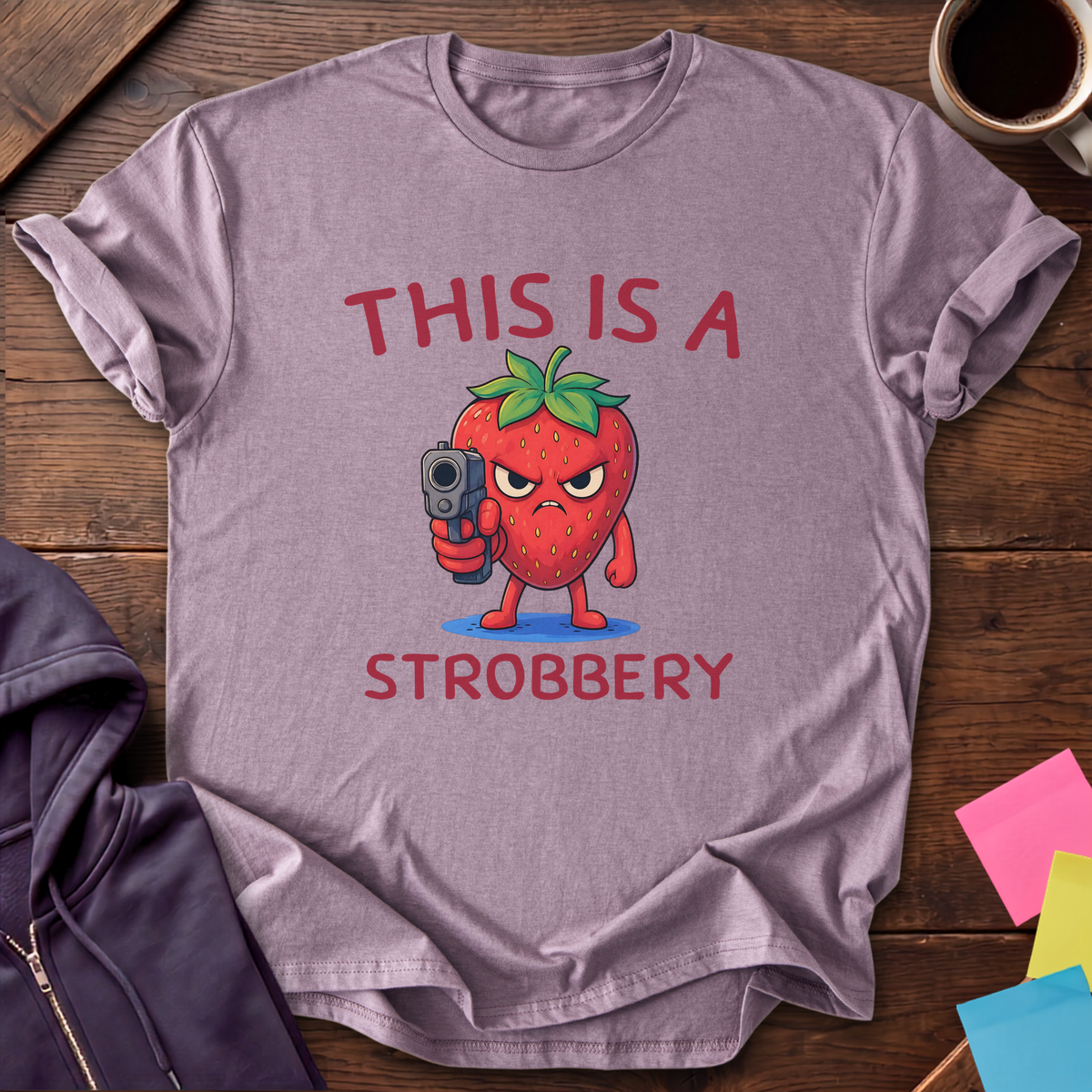 Strawberry Typo T-Shirt — Paragon