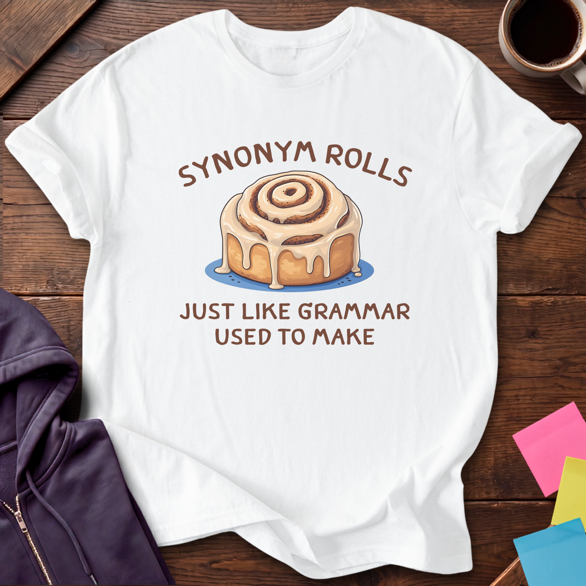 Synonym Rolls T-Shirt — White