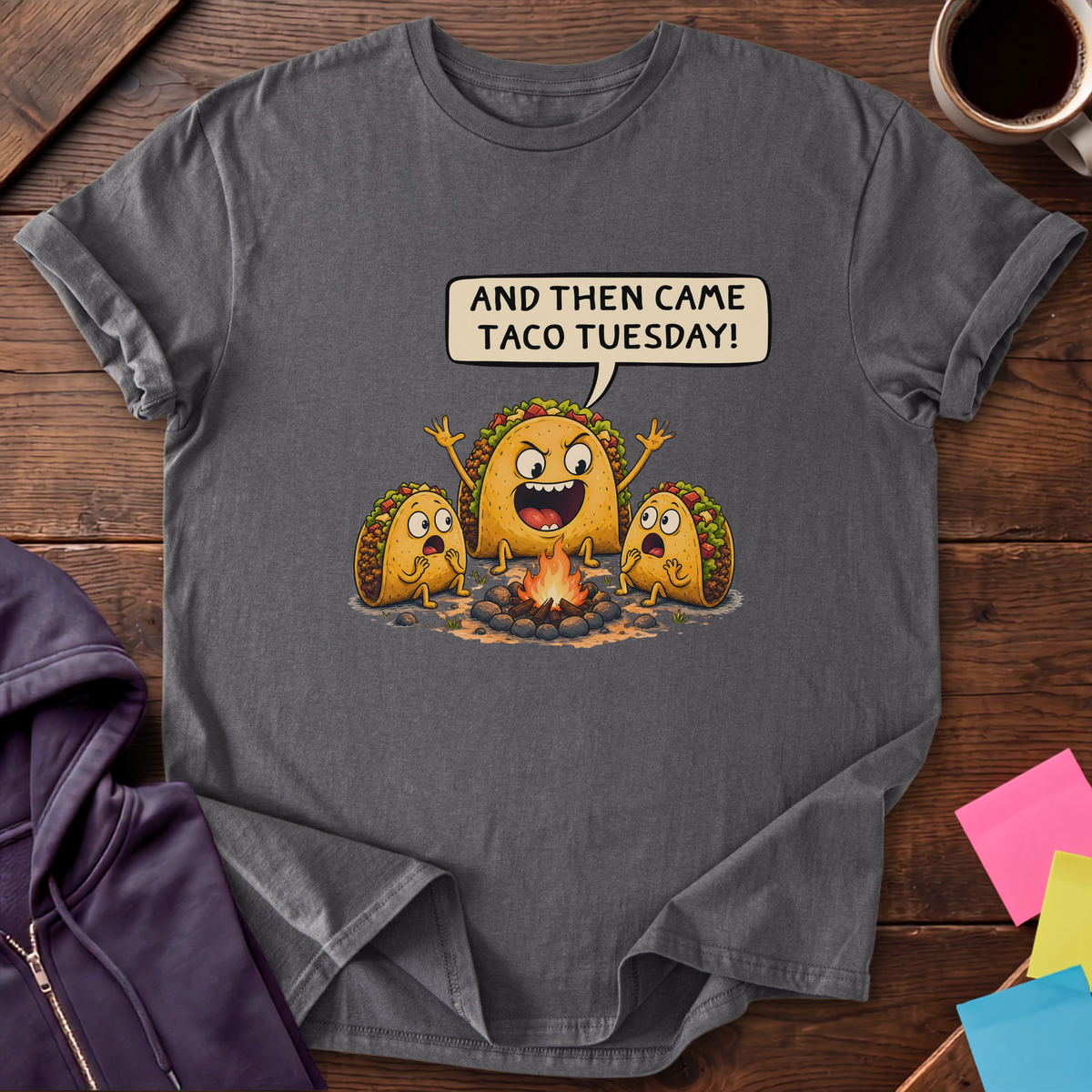 Taco Tuesday T-Shirt — Charcoal