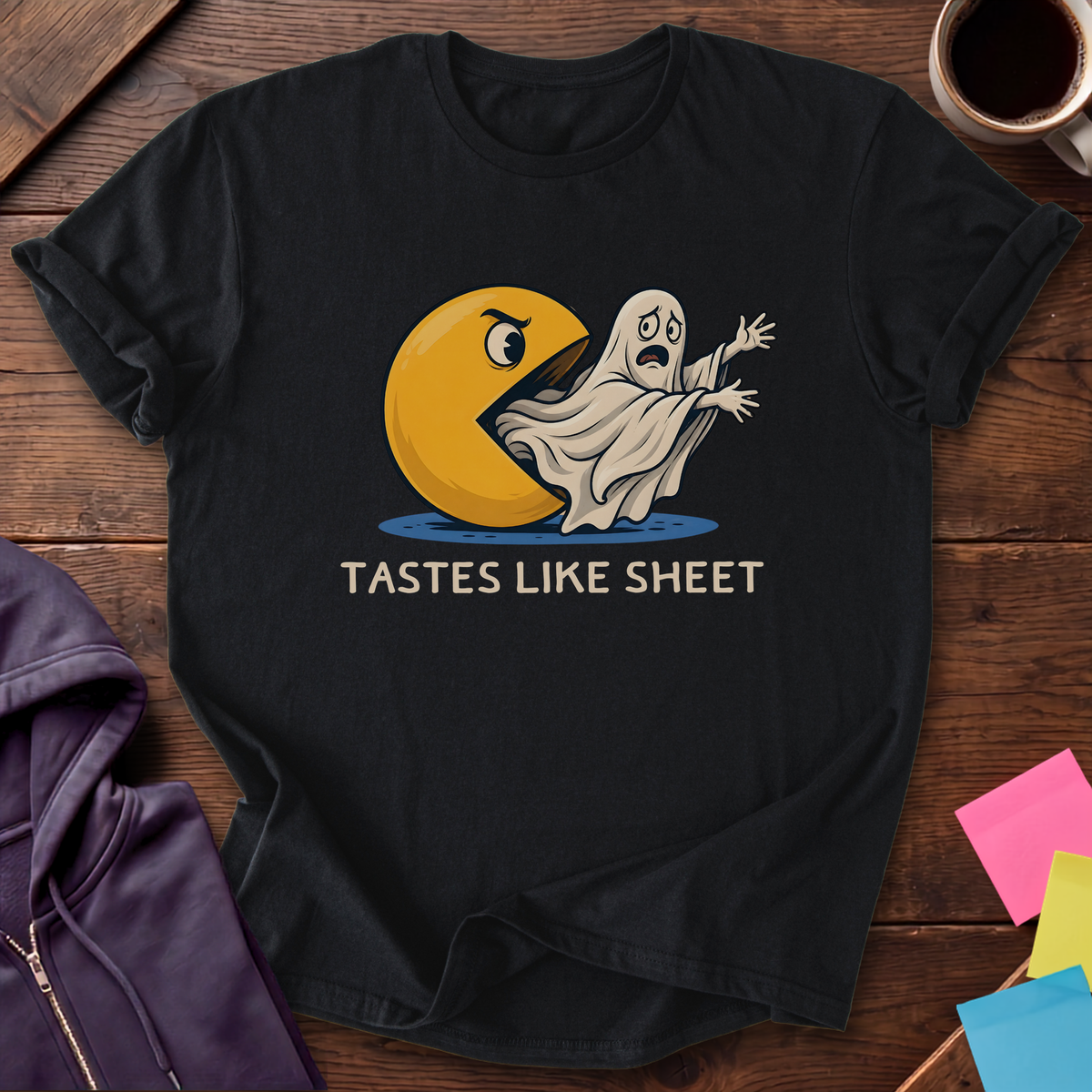 Tastes Like Sheet T-Shirt — Black