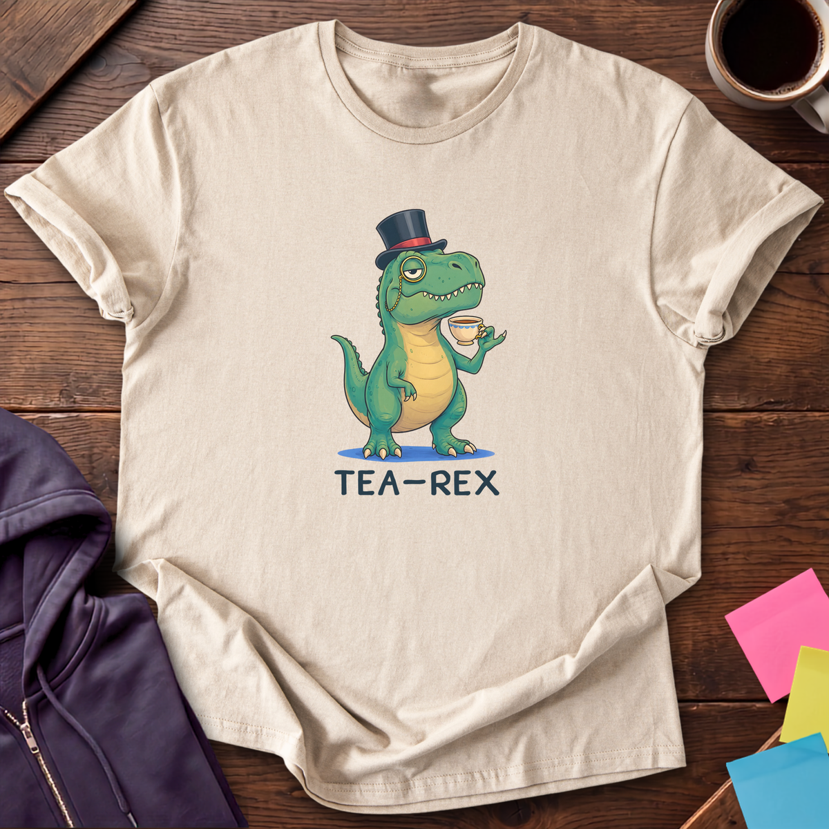 Tea Rex T-Shirt — Sand