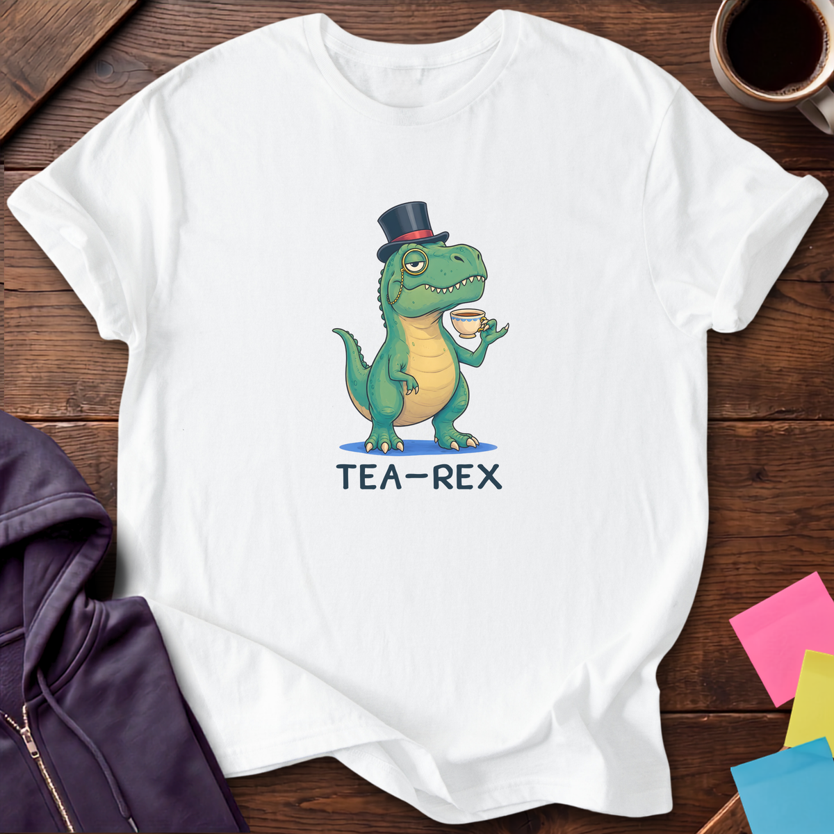 Tea Rex T-Shirt — White