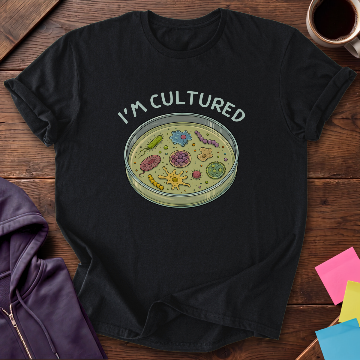 Technically Cultured T-Shirt — Black
