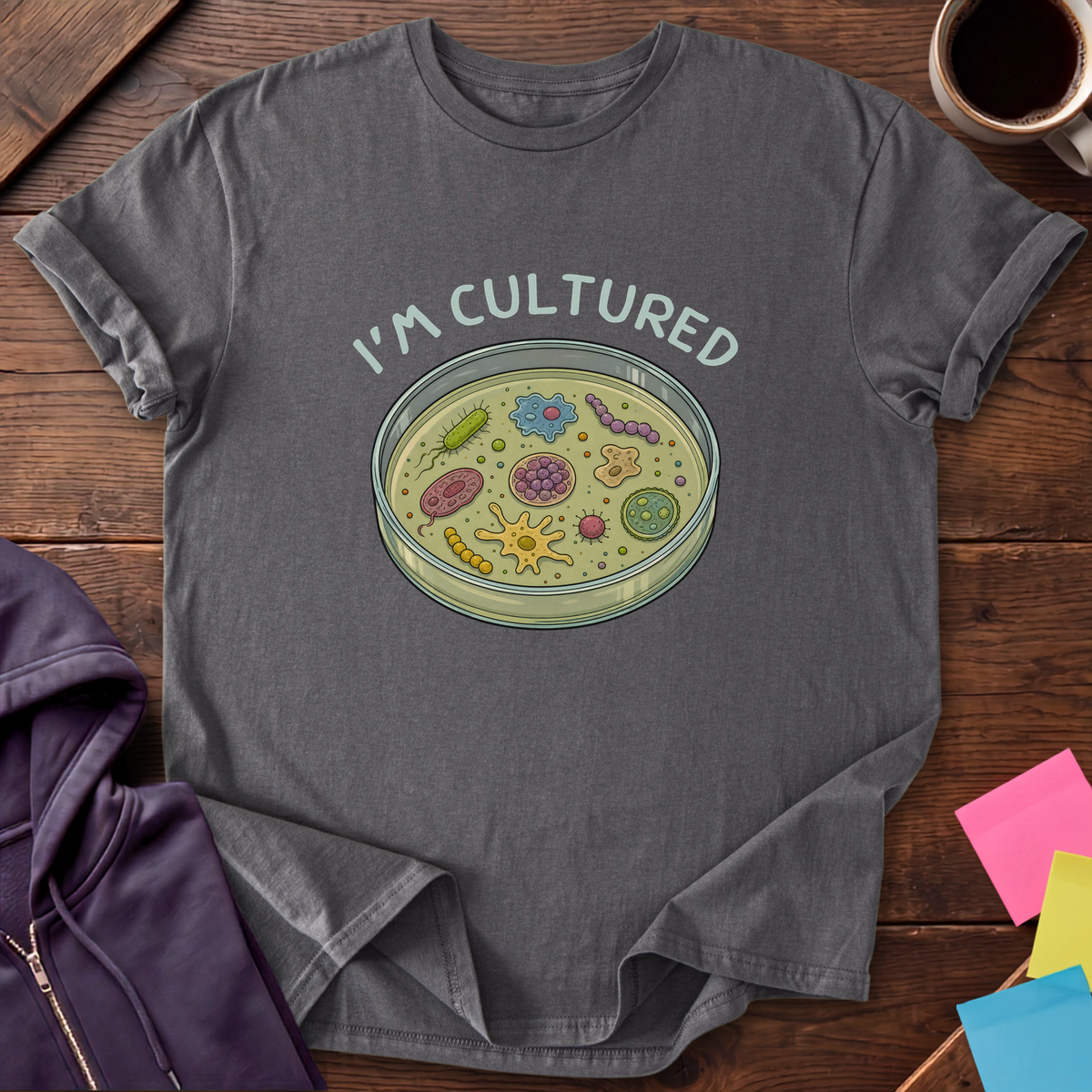 Technically Cultured T-Shirt — Charcoal