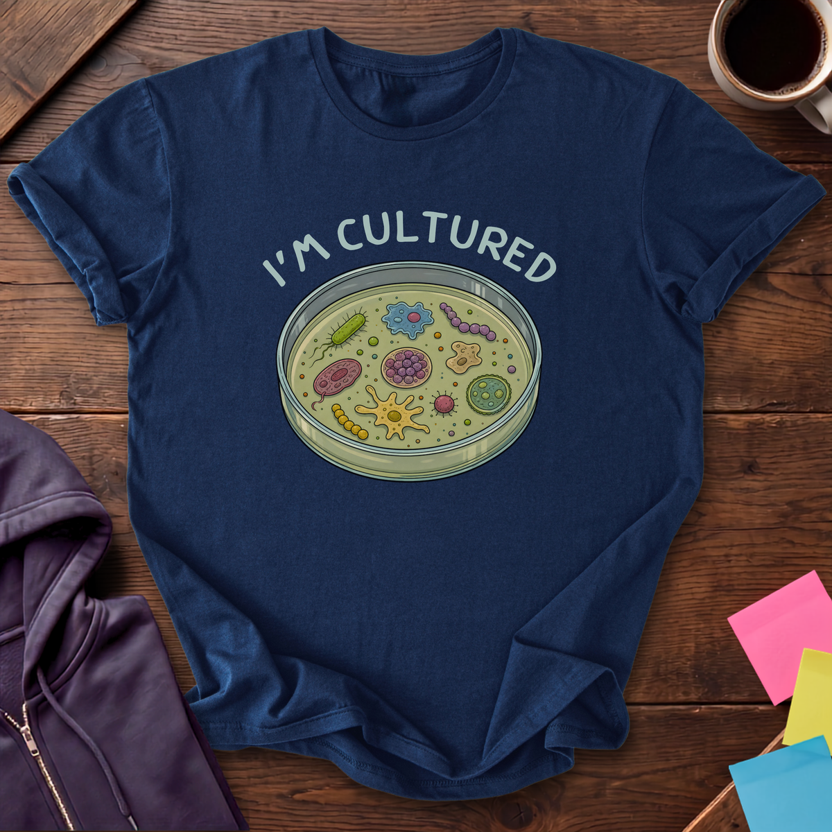 Technically Cultured T-Shirt — Navy
