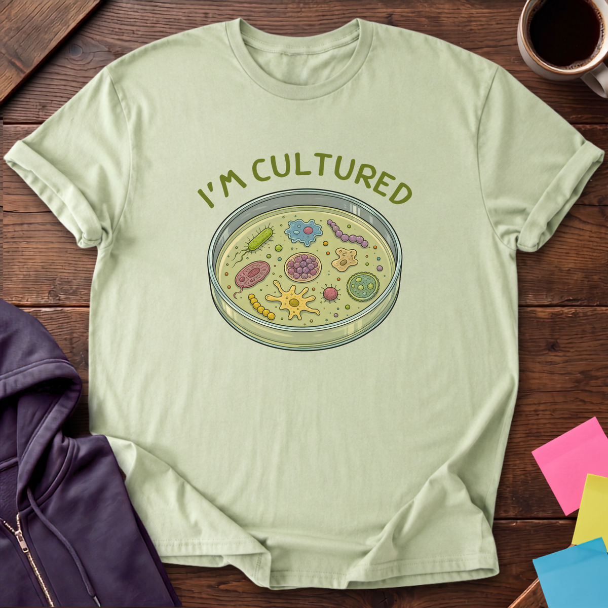 Technically Cultured T-Shirt — Pistachio
