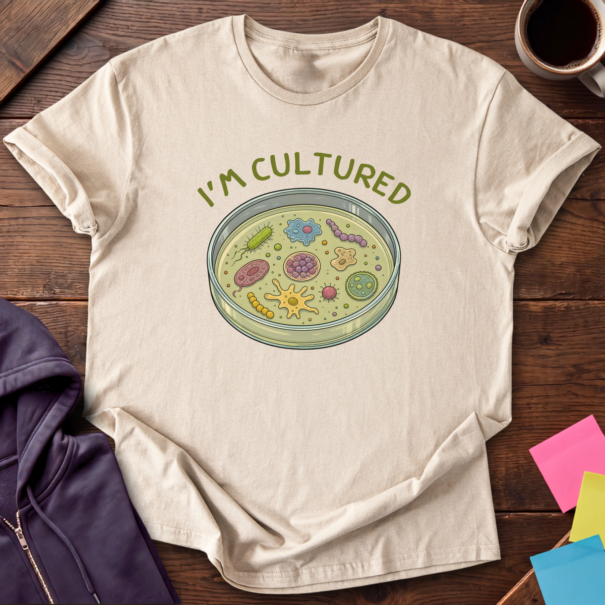 Technically Cultured T-Shirt — Sand