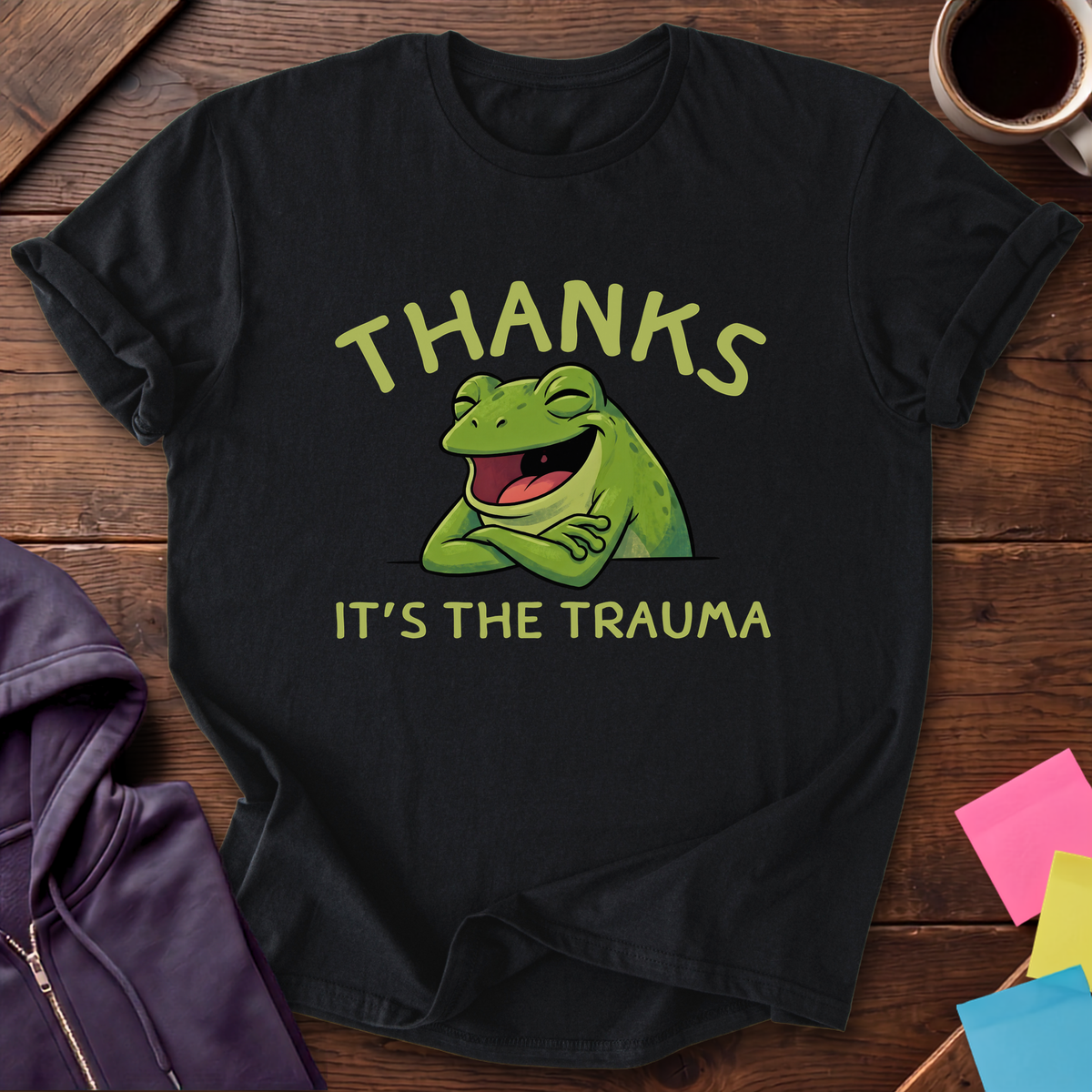 Thanks Trauma T-Shirt — Black