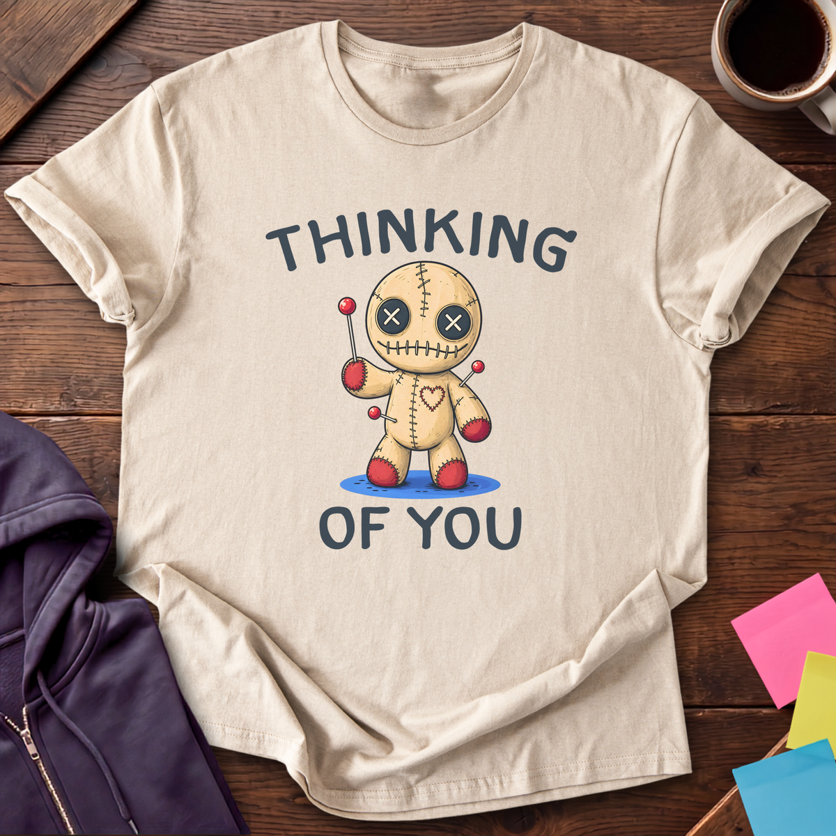 Thinking Of You Doll T-Shirt — Sand