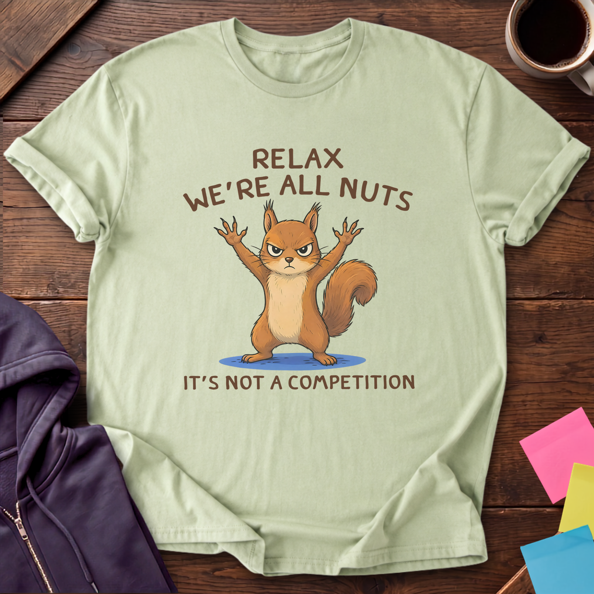 We're All Nuts T-Shirt — Pistachio